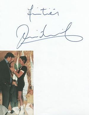 Seller image for David Ginola - Page signe + Photo for sale by PhP Autographs