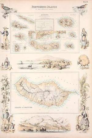 Image du vendeur pour PORTUGUESE ISLANDS in the Atlantic Ocean. Plate 49. mis en vente par Peter Harrington.  ABA/ ILAB.