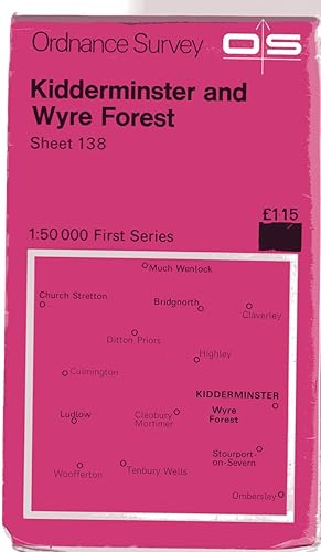 Ordnance Survey Sheet 138 Kidderminster & Wyre Forest