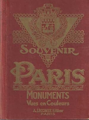 Souvenir de Paris. Monuments, vues en couleurs.