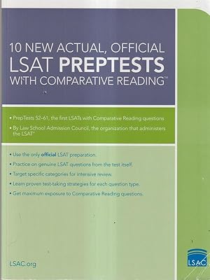 Immagine del venditore per 10 new Actual, official LSAT Preptests with comparative reading venduto da Librodifaccia