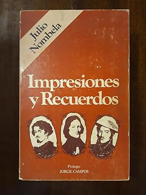 Seller image for IMPRESIONES Y RECUERDOS. for sale by Domiduca Libreros