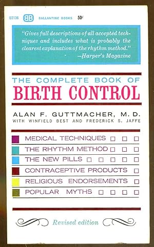 Image du vendeur pour The Complete Book of Birth Control mis en vente par Dearly Departed Books