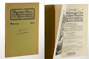 Seller image for Mitteilungen des Rheinischen Vereins fr Denkmalpflege und Heimatschutz. Mitteilungen. Jahrgang 1, Heft 3, for sale by Antiquariat Lehmann-Dronke