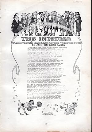 Imagen del vendedor de ENGRAVING: "The Intruder: Washington's Birthday at the White House".engraving from Harper's Weekly, February 23, 1907 a la venta por Dorley House Books, Inc.