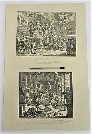 William Hogarth, The Beggar's Opera Burlesqued, and A Just View of the British Stage