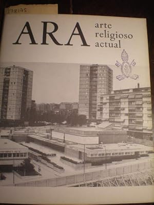 ARA. Arte Religioso Actual. Publicación del Movimiento Arte Sacro. Número 29. Año VIII. Julio - S...