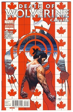 Immagine del venditore per Death of Wolverine #1 Double Variant Cover. (Canadian Cover + Pasqual Ferry Deadpool/Wolverine Cover) venduto da Parigi Books, Vintage and Rare