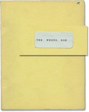 Bild des Verkufers fr The Wrong Box (Original screenplay for the 1966 film) zum Verkauf von Royal Books, Inc., ABAA
