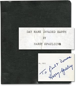 Bild des Verkufers fr The Day Mars Invaded Earth (Original screenplay for the 1963 film) zum Verkauf von Royal Books, Inc., ABAA