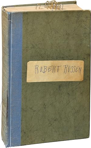 Lilith (First Edition, Robert Rossen's annotated copy)