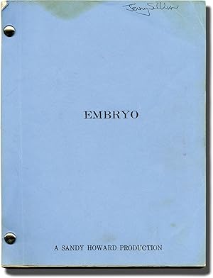 Bild des Verkufers fr Embryo (Two original screenplays for the 1976 film, with ALS) zum Verkauf von Royal Books, Inc., ABAA