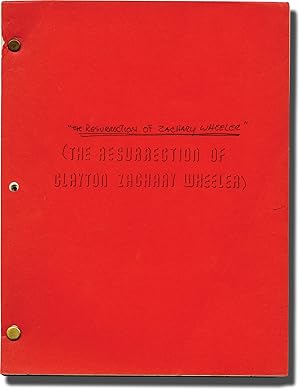 Image du vendeur pour The Resurrection of Zachary Wheeler (Original screenplay for the 1971 film) mis en vente par Royal Books, Inc., ABAA