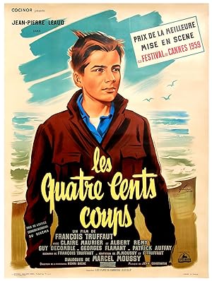 The 400 Blows (Original French poster for the 1959 film)
