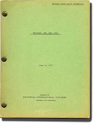 Bild des Verkufers fr Twilight for the Gods (Original screenplay for the 1958 film) zum Verkauf von Royal Books, Inc., ABAA