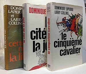 Image du vendeur pour La Cit de la joie + Cette nuit la libert + Le cinquime cavalier--- 3 volumes mis en vente par crealivres
