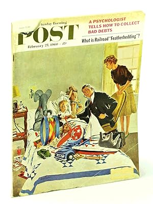 Bild des Verkufers fr The Saturday Evening Post, February [Feb.] 27, 1960, Volume 232, Number 35 - Norman Rockwell's Adventures as an Illustrator (Part 3) / Palm Springs / X-15 Test Pilot zum Verkauf von RareNonFiction, IOBA