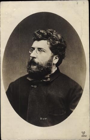 Ansichtskarte / Postkarte Komponist Georges Bizet, Portrait - Verlag: GG Co 2052