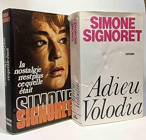 Image du vendeur pour La nostalgie n'est plus ce qu'elle tait + Adieu Volodia --- 2 livres mis en vente par crealivres