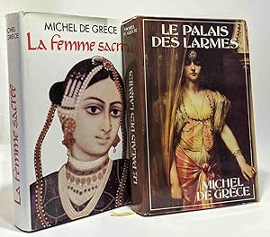 Bild des Verkufers fr Le palais des larmes + La femme sacre -- 2 volumes zum Verkauf von crealivres