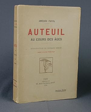 Imagen del vendedor de Auteuil au cours des ges a la venta por Livres d'Antan