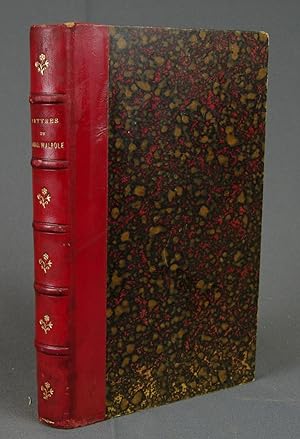 Seller image for Lettres de Horace Walpole crites  ses amis pendant ses voyages en France (1739-1775) for sale by Livres d'Antan