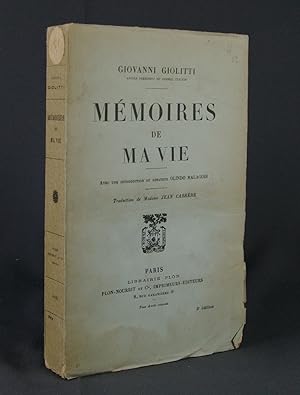 Seller image for Mmoires de ma vie for sale by Livres d'Antan