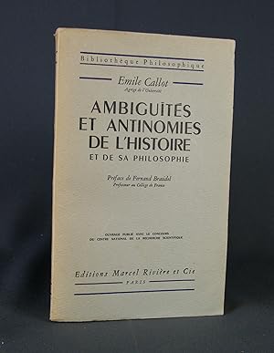 Image du vendeur pour Ambiguits et antinomies de l'histoire mis en vente par Livres d'Antan