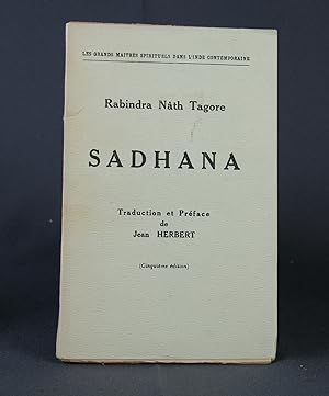 Imagen del vendedor de Sadhana a la venta por Livres d'Antan