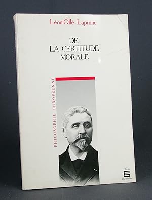 Seller image for De la certitude morale for sale by Livres d'Antan