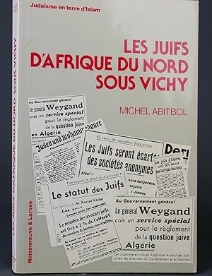 Image du vendeur pour Les Juifs d'Afrique du nord sous Vichy mis en vente par Livres d'Antan