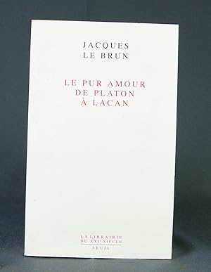 Seller image for Le Pur Amour de platon  Lacan for sale by Livres d'Antan