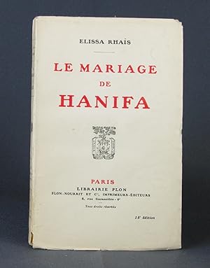 Seller image for Le Mariage de Hanifa for sale by Livres d'Antan