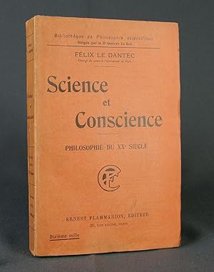 Imagen del vendedor de Science et conscience a la venta por Livres d'Antan