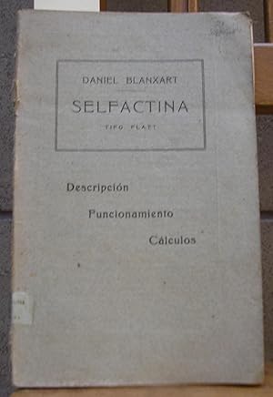 Imagen del vendedor de SELFACTINA. Descripcin, funcionamiento y clculos de la selfactina (Tipo Platt). a la venta por LLIBRES del SENDERI