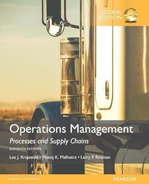 Image du vendeur pour Operations Management: Processes and Supply Chains, Global Edition : Processes and Supply Chains mis en vente par AHA-BUCH