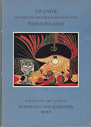 Seller image for Graphik, Bcher und Handzeichnungen von Pablo Picasso. Auktionskatalog 148. for sale by Graphem. Kunst- und Buchantiquariat