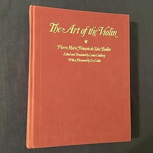 Imagen del vendedor de The Art of the Violin a la venta por Joe Maynard