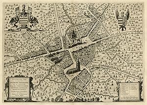 Antique Print-STEENVOORDE-COAT OF ARMS-FRANCE-Blaeu-1649