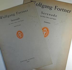 Image du vendeur pour Serenade, fur Flote, Oboe und Fagott, Score and Parts mis en vente par Austin Sherlaw-Johnson, Secondhand Music