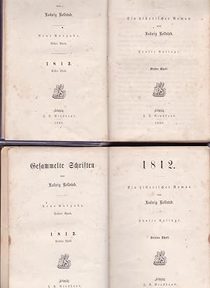 Bild des Verkufers fr 2 Bnde. 1812: Ein historischer Roman. 2 Theile in einem Band;(=Gesammelte Schriften, Neue Ausgabe, Band 1 - 4) zum Verkauf von Antiquariat Kastanienhof