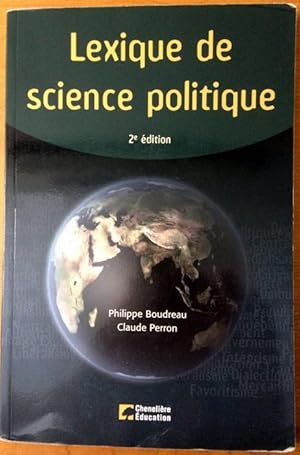 Imagen del vendedor de Lexique de science politique (2e ed) (CHENELIRE DITIONS) a la venta por Livres Norrois
