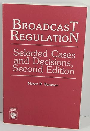 Seller image for Broadcast Regulation: Selected Cases and Decisions for sale by Barner Books