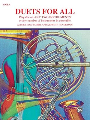 Bild des Verkufers fr Duets for All: Viola (For All Series) by Stoutamire, Albert, Henderson, Kenneth [Paperback ] zum Verkauf von booksXpress