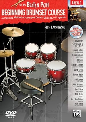 Image du vendeur pour On the Beaten Path -- Beginning Drumset Course, Level 1: An Inspiring Method to Playing the Drums, Guided by the Legends, Book, CD, & DVD (Hard Case) by Lackowski, Rich [Paperback ] mis en vente par booksXpress