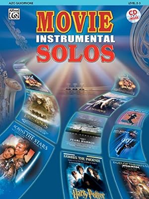 Imagen del vendedor de Movie Instrumental Solos: Alto Saxophone, Book & CD [Soft Cover ] a la venta por booksXpress