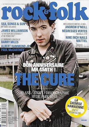 Magazine Rock & Folk n°612, août 2018 (The Cure)