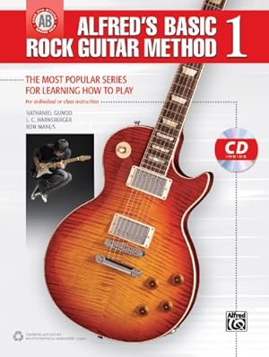Seller image for Alfred's Basic Rock Guitar Method, Bk 1: The Most Popular Series for Learning How to Play, Book & CD (Alfred's Basic Guitar Library) by Gunod, Nathaniel, Harnsberger, L. C., Manus, Ron [Paperback ] for sale by booksXpress
