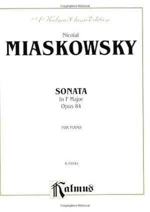 Immagine del venditore per Sonata in F Major, Op. 84 (Kalmus Edition) [Soft Cover ] venduto da booksXpress