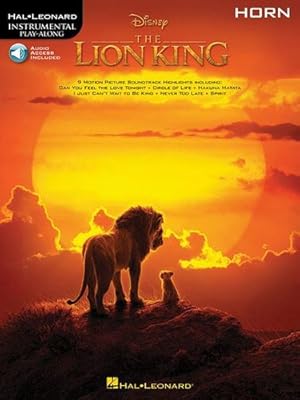Imagen del vendedor de The Lion King for Horn: Instrumental Play-Along [Paperback ] a la venta por booksXpress